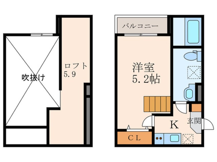 間取図 ブランジーノ立花
