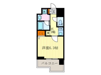 間取図 アスヴェル京都堀川高辻(702)