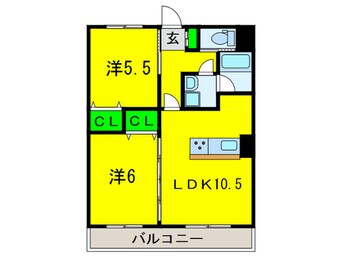 間取図 ヴィスタシア