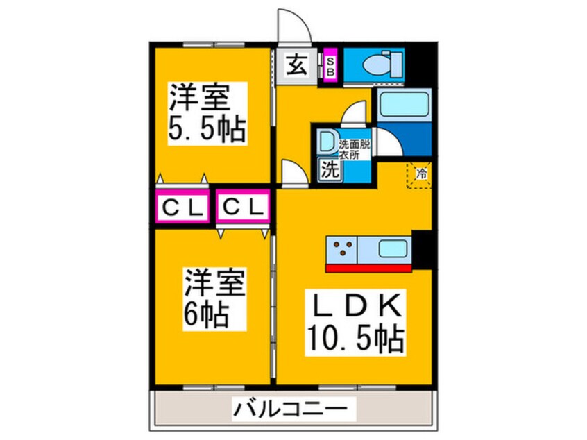 間取図 ヴィスタシア