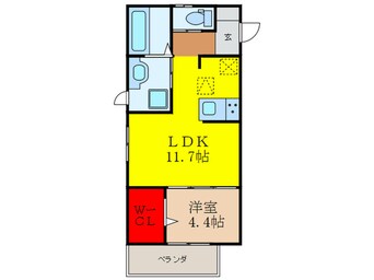 間取図 ベルメゾン池田