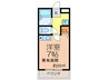 フェリシモ９６ 1Rの間取り