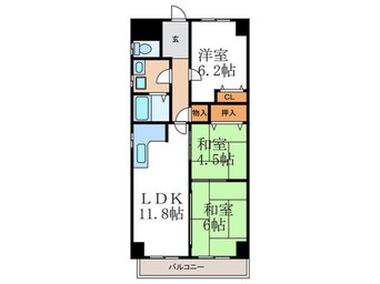 間取図 ｳｲﾝｸﾞﾌﾟﾗｻﾞ284