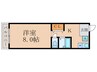 Ｓｕｎｄａｎｃｅ 1Kの間取り