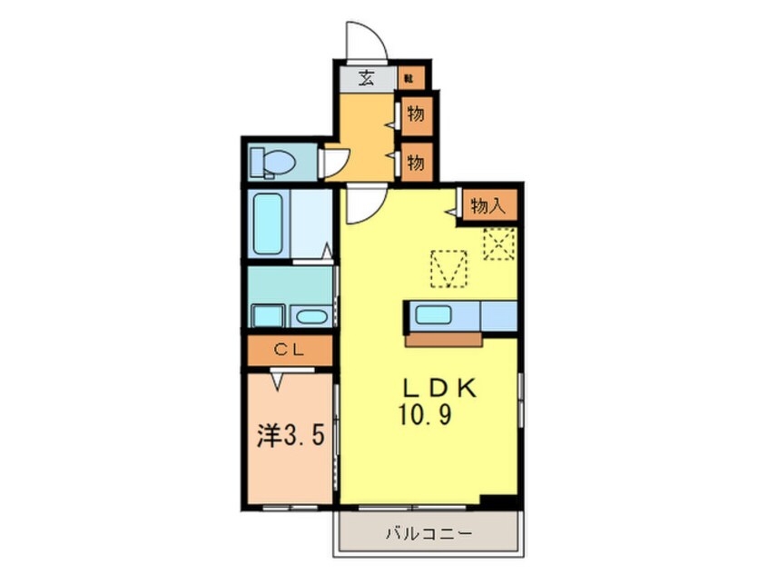 間取図 クレール宝塚