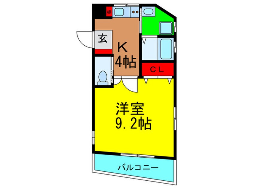 間取図 エクセシオン白陽