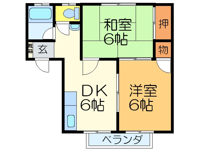 間取り図 ミモザ荘