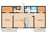 Ott´s　和　Ⅱ 2LDKの間取り