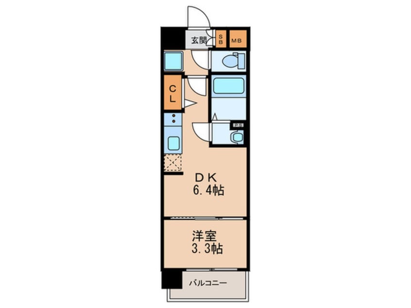 間取図 ＢＰＲレジデンス天満橋
