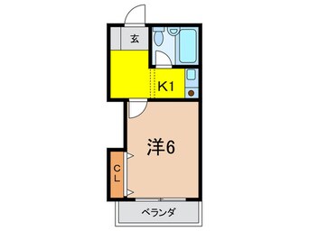 間取図 キャッスル東灘