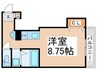 FINE SQUARE朝潮橋 1Rの間取り