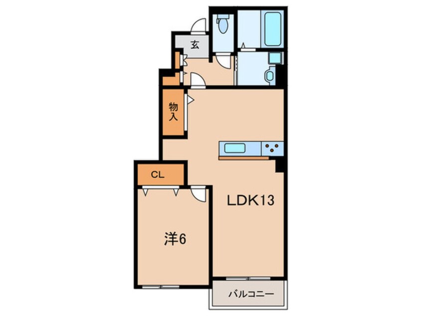 間取図 グランディオーズ八多
