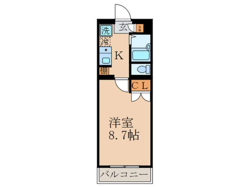 間取図 クロ－バ－36