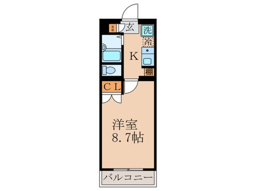 間取図 クロ－バ－36