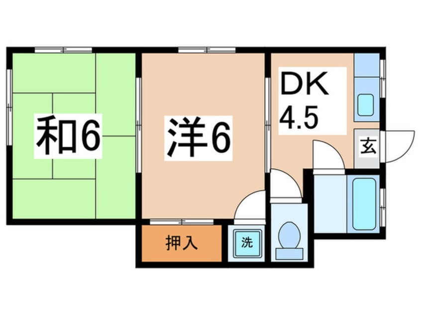 間取図 ロイヤルハイツ