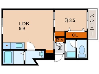 間取図 パロス須磨浦通