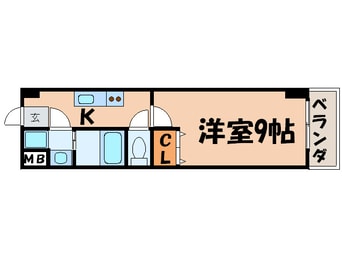 間取図 エリーフラッツ桂南