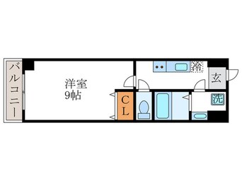 間取図 エリーフラッツ桂南