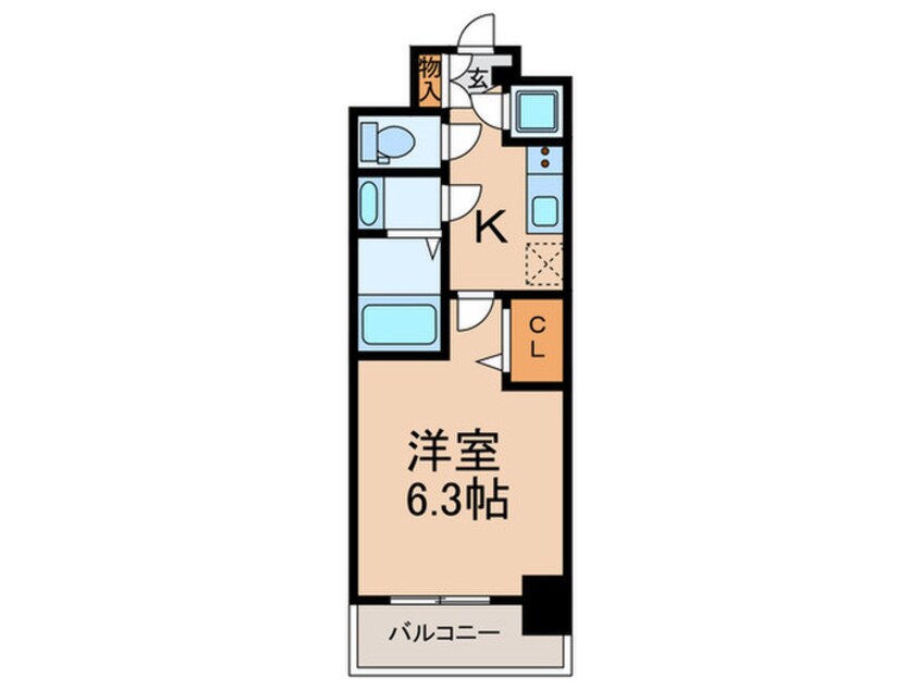 間取図 ｴｽﾘｰﾄﾞ京橋ｸﾞﾗﾝﾂ（903）