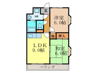 間取図 コ－ポサラ－ム