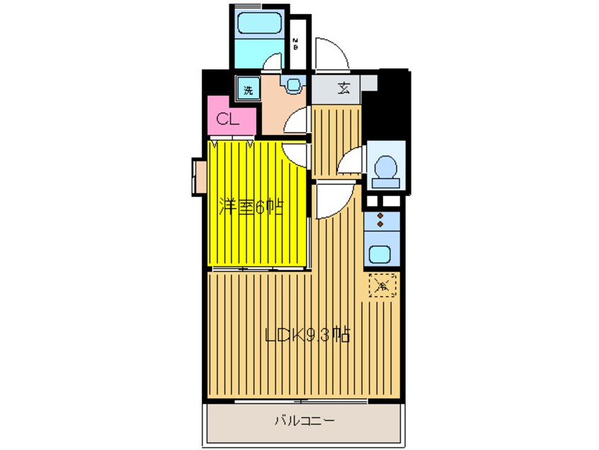 間取図 ｱ-ﾃﾞﾝﾀﾜ-立売堀