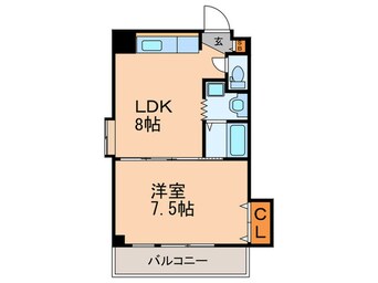 間取図 晋栄一番館