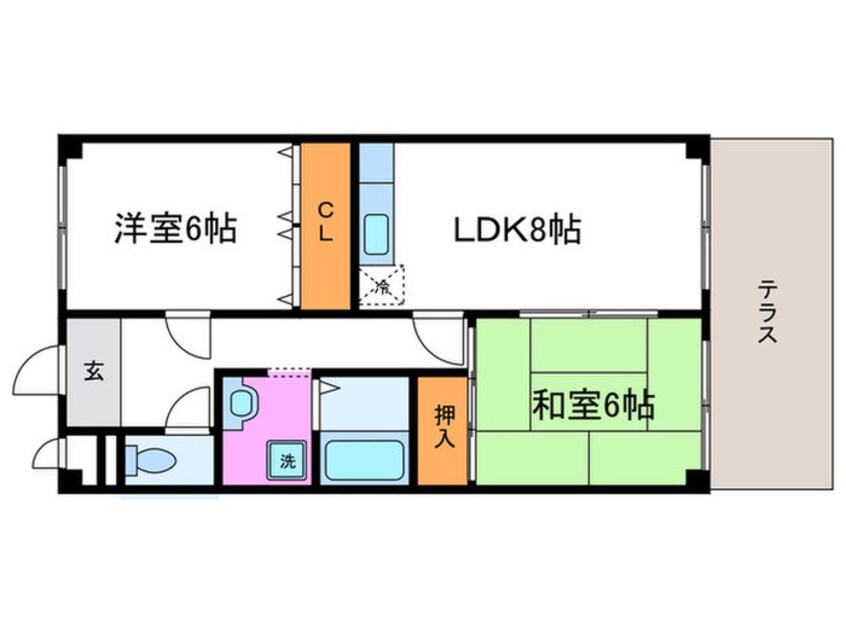 間取図 エクセレント上桂