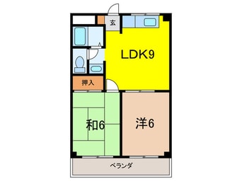 間取図 メゾンおかもと