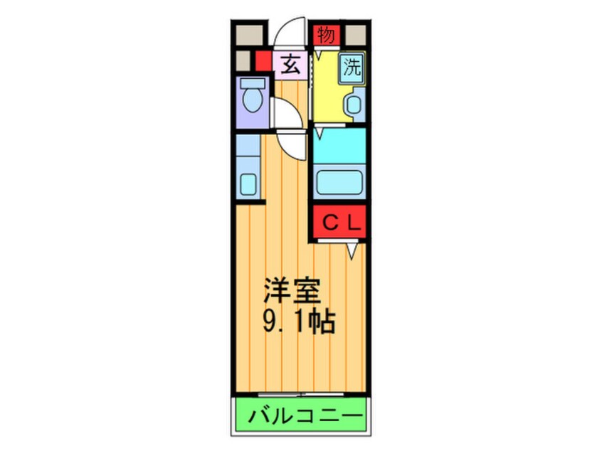 間取図 ヤワタヤビルディング