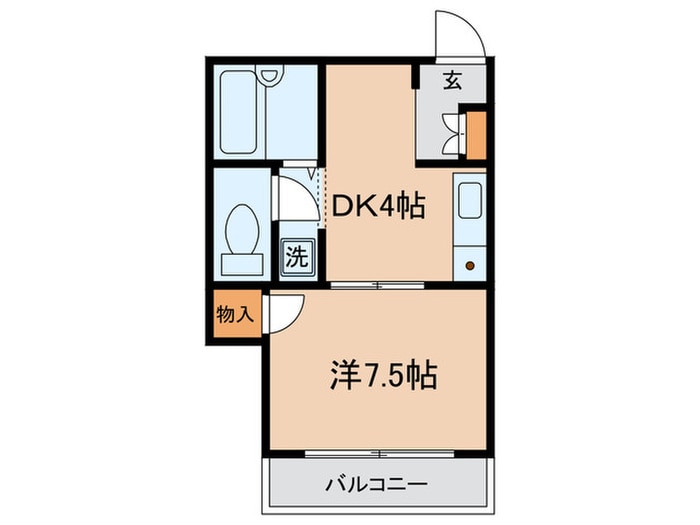 間取り図 ロ－ズヒルハイツ
