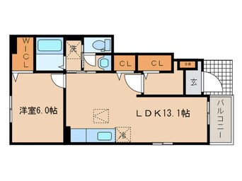 間取図 Ｃａｓａ　Ｂｒｅｅｚｅ