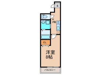 間取図 ﾌｼﾞﾊﾟﾚｽ出来島EASTⅠ番館