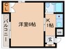 ハイムアーキテクト 1Kの間取り
