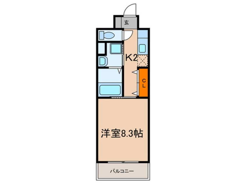 間取図 リブェ－ル天城