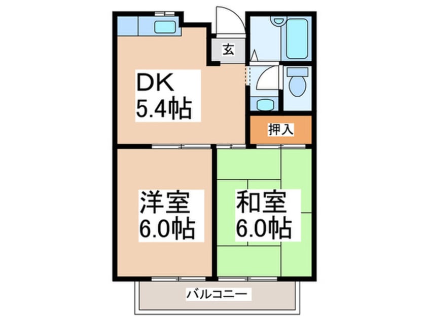 間取図 サンフォレスタ