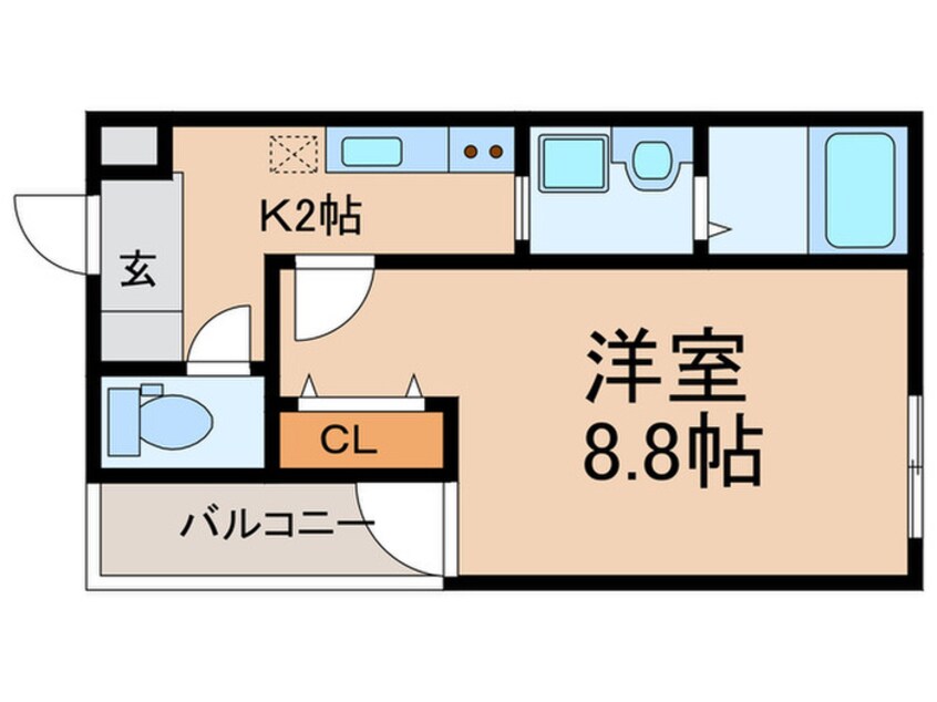 間取図 ﾌｼﾞﾊﾟﾚｽ出来島EASTⅢ番館