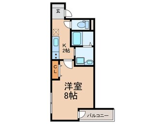 間取図 ﾌｼﾞﾊﾟﾚｽ出来島EASTⅢ番館