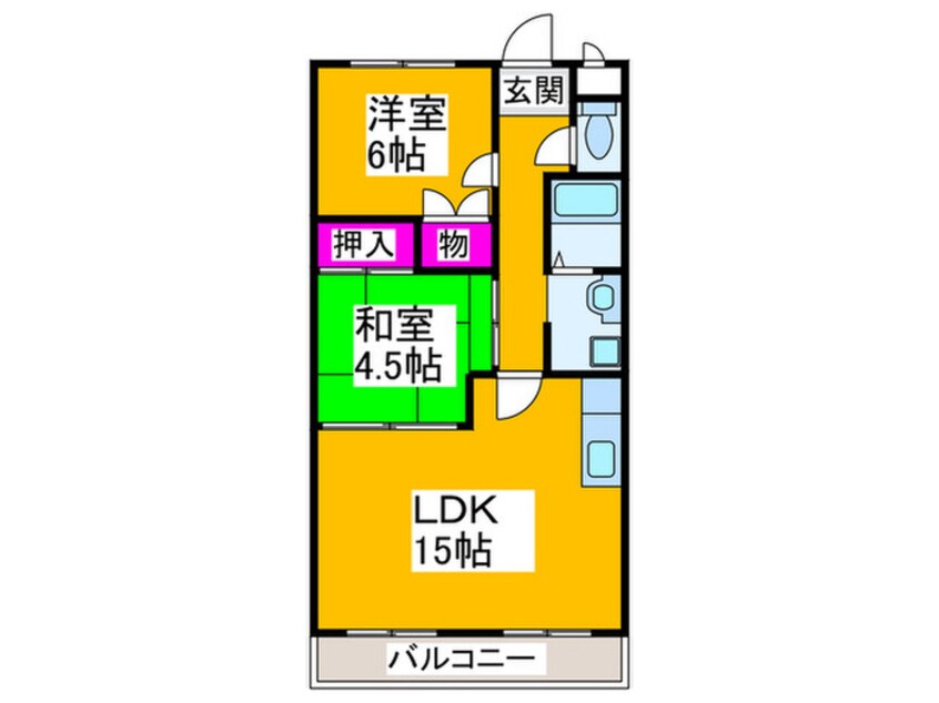 間取図 グミヒルズ