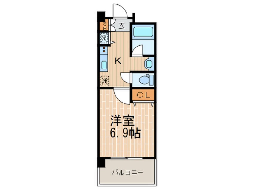 間取図 アプリーレ西宮武庫川