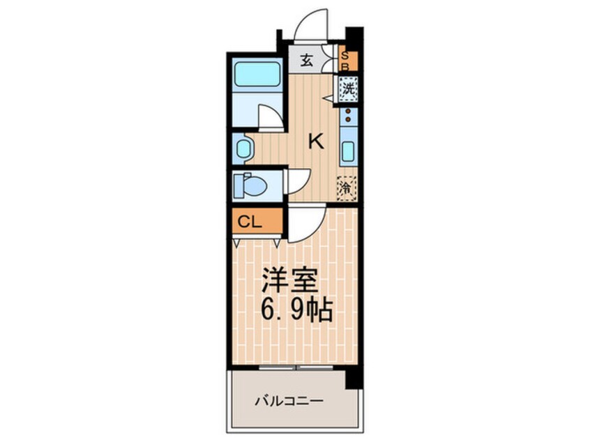 間取図 アプリーレ西宮武庫川