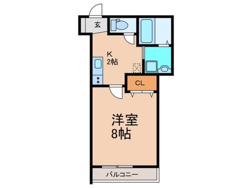 間取図 仮)ﾌｼﾞﾊﾟﾚｽ出来島EAST　Ⅴ番館