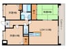 プラザハイツ二ツ屋Ｅ 3LDKの間取り