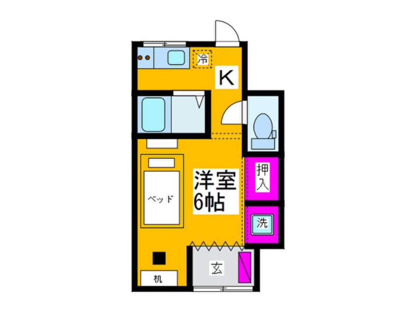 間取図 La Chance瓢箪山Annex
