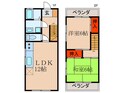 檜尾テラスハウスの間取図