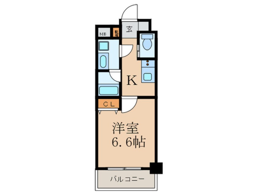 間取図 アリビオ江坂垂水町