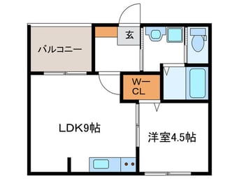 間取図 ボヌール太秦