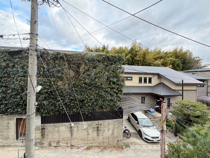 室内からの展望 ボヌール太秦