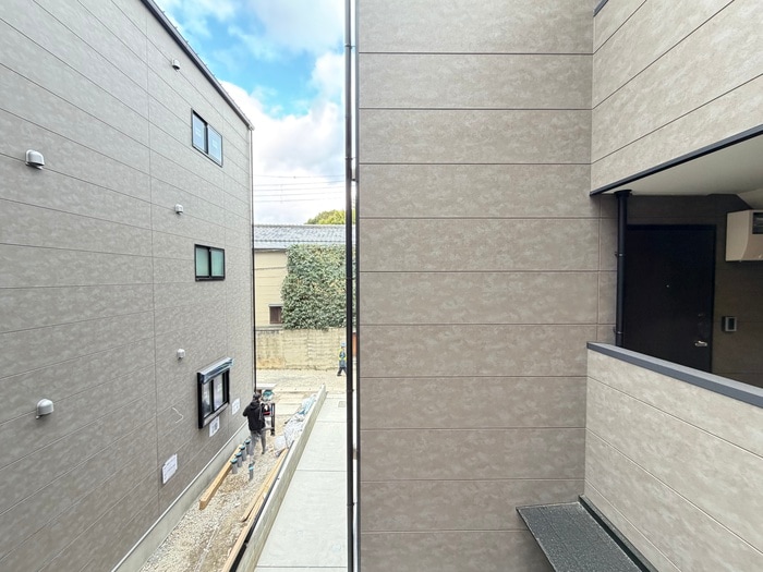 室内からの展望 ボヌール太秦