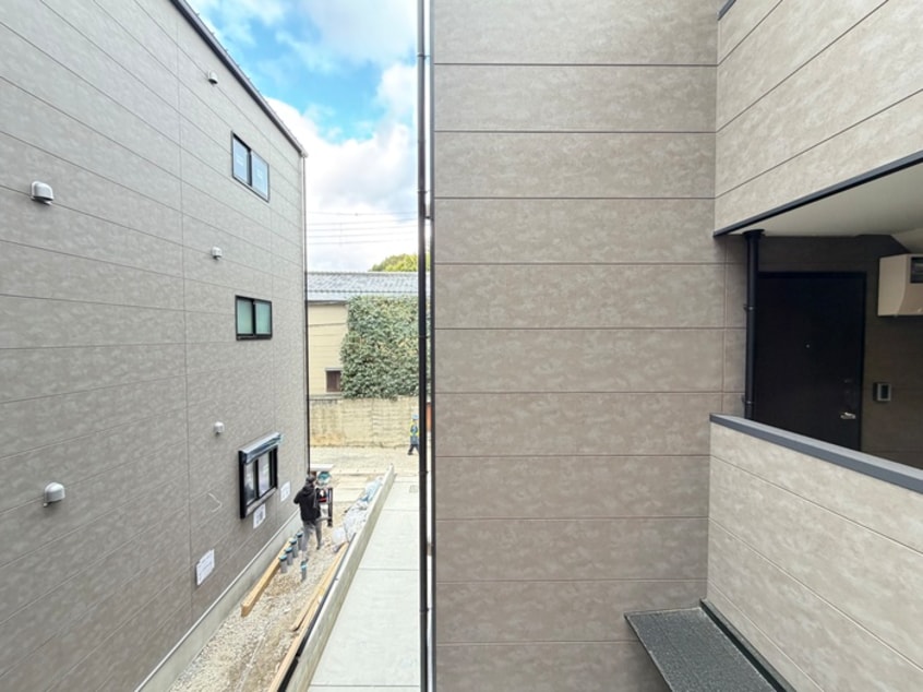 室内からの展望 ボヌール太秦