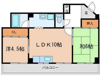 間取図 ドウエル須磨